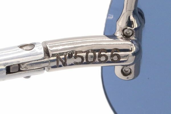 ルイヴィトン サングラス LVカップ 2000年 シルバー クリアネイビー