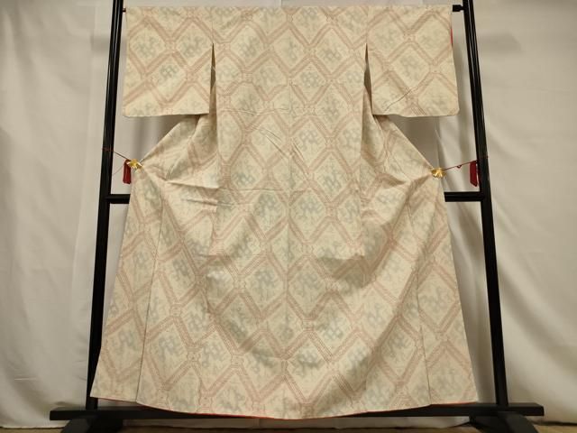 平和屋着物□上質な紬 幾何学文様 正絹 逸品 AAAU9444jd - メルカリ 