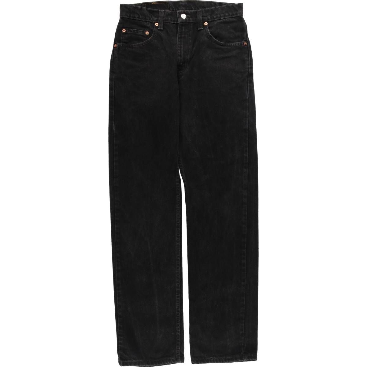 古着 90年代 リーバイス Levi's 505 REGULAR FIT STRAIGHT LEG ブラックデニム テーパードデニムパンツ カナダ製 メンズw29相当/evb005674