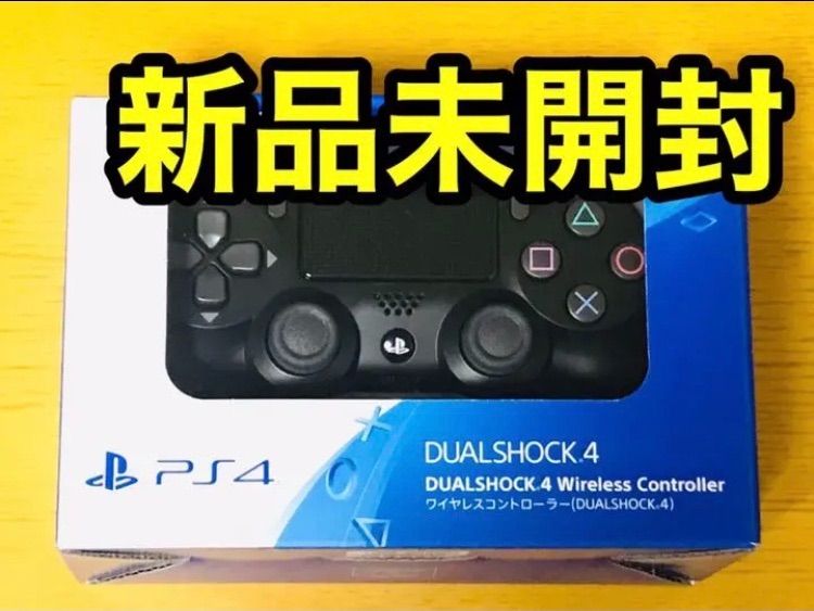 新品・未開封】PS4コントローラー 純正 デュアルショック ブラック ...