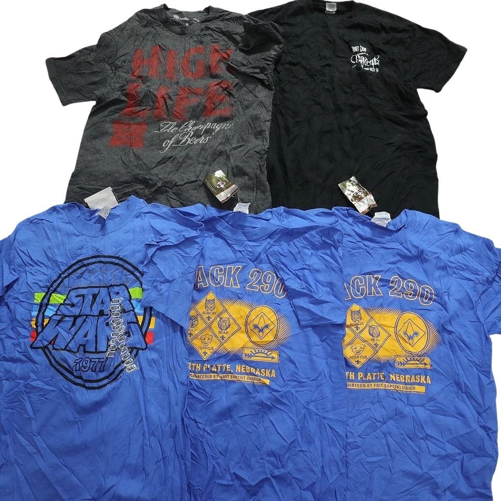 V*】様 ⑧アメリカ古着半袖ブランドタイダイミックス　Tシャツ46着セットまとめ 古着卸 まとめ売り カラーmix プリント 半袖Tシャツ 20枚セット