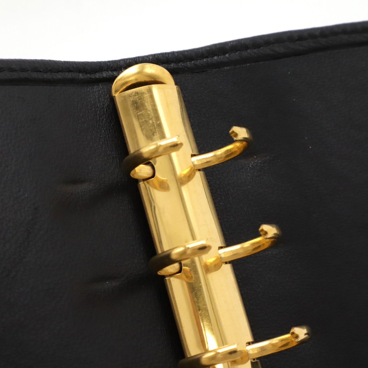 【美品】ディオール☆カナージュ　ゴールド金具　手帳　スケジュール帳　6穴 Christian Dior クリスチャン ディオール カナージュ 手帳カバー