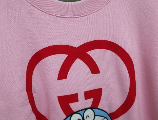 グッチ GUCCI 21SS 617964 XJDIC サイズXS ロゴ ドラえもん クルー