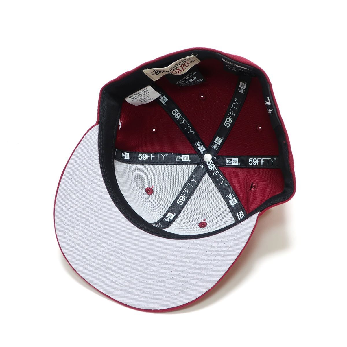 22FW STUSSY AUTHENTIC NEW ERA CAP CARDINAL 7 1/4 (57.7cm) 1311038