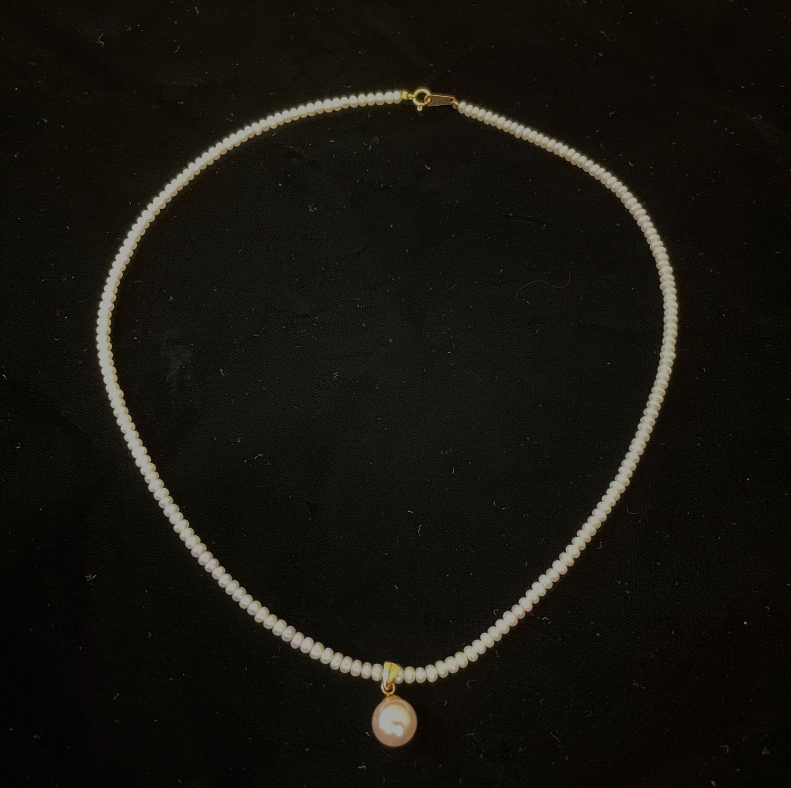 K18 パールネックレス 750 真珠ネックレス傷汚れなどの使用感がある中古品