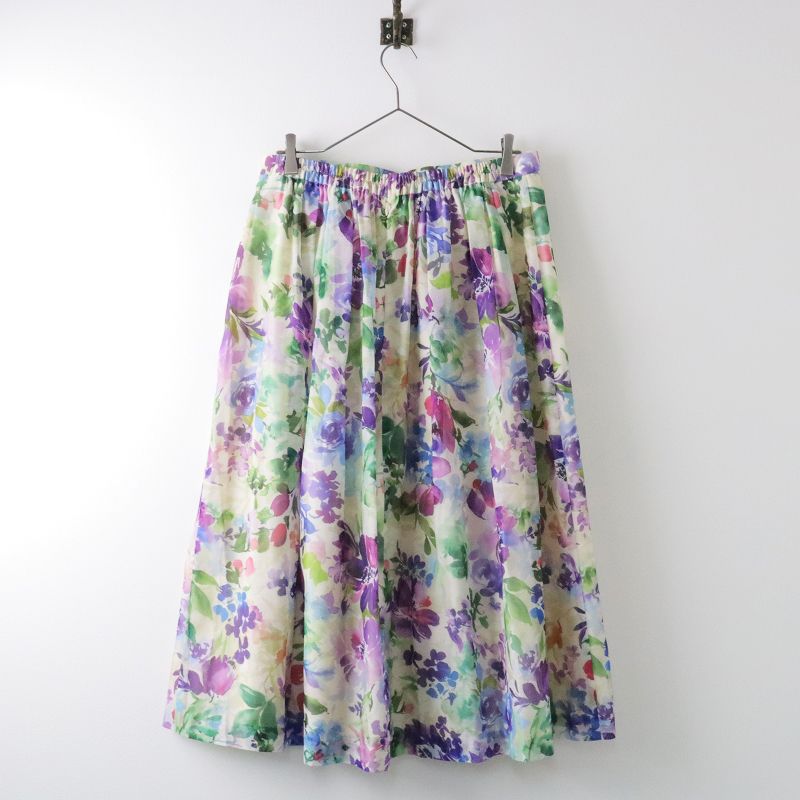 ローズティアラ Rose Tiara 美品 大きいサイズ 水彩風ダリアフレア  