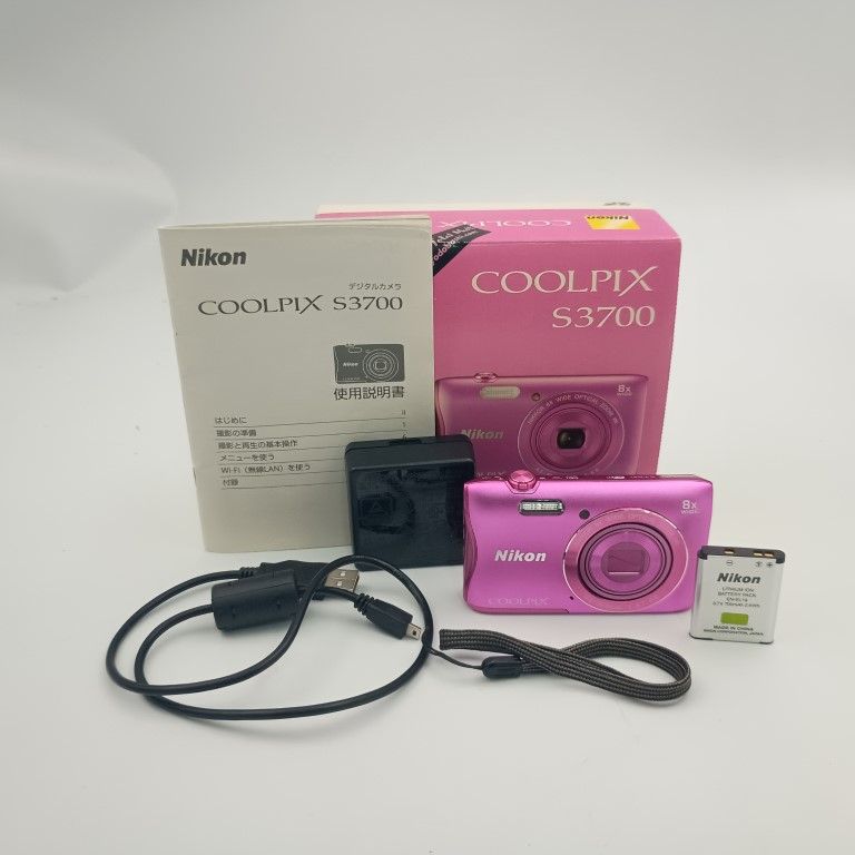 Nikon Coolpix S3700 ピンク コンパクトデジタルカメラ