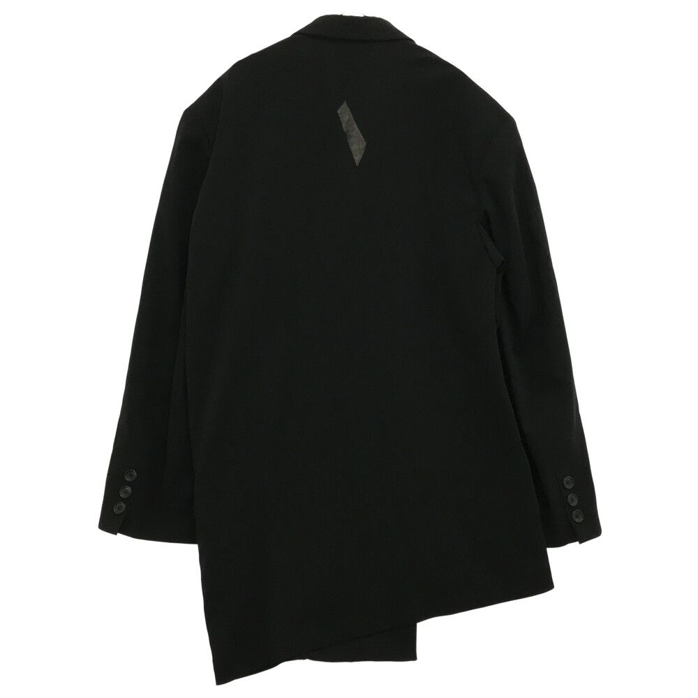 Yohji Yamamoto POUR HOMME (ヨウジヤマモト プールオム) 23SS SUMMER TUXEDO W-DRAPING JK-C ドレーピングジャケット  サマータキシード ダブル ブラック HZ-J37-102 - メルカリ