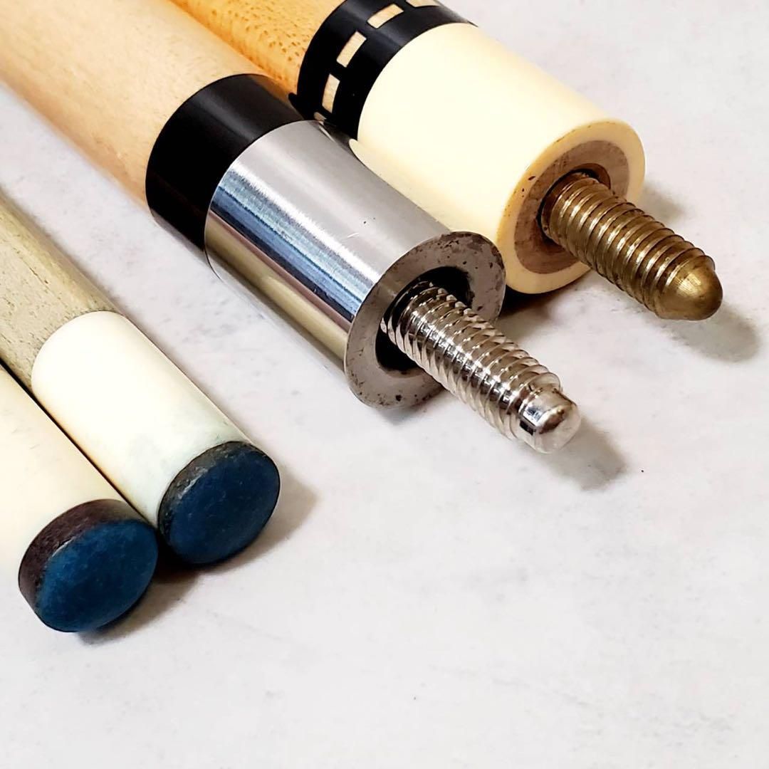 3点セット ADAM アダム ビリヤードキュー 2本 ケース1個 品 使用感少なめ 曲がりなし Joe Porper キューケース付き 上質キュー ビリヤード用品 WWW_STEELWINDOWSANDDOORS_COM