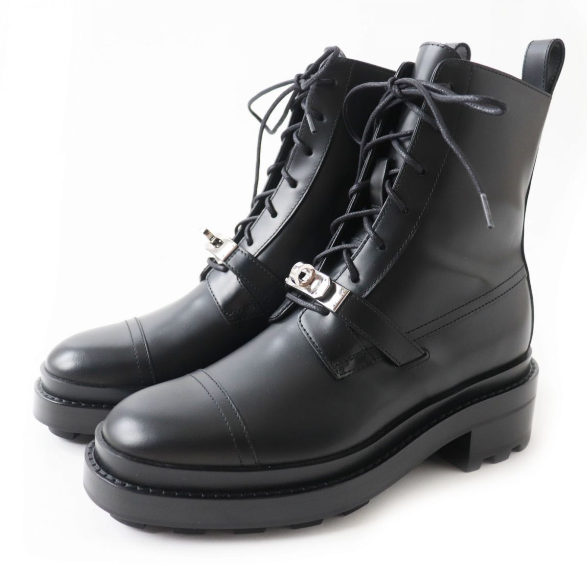 美品エルメスHermes ショートブーツファンクFunk ケリー