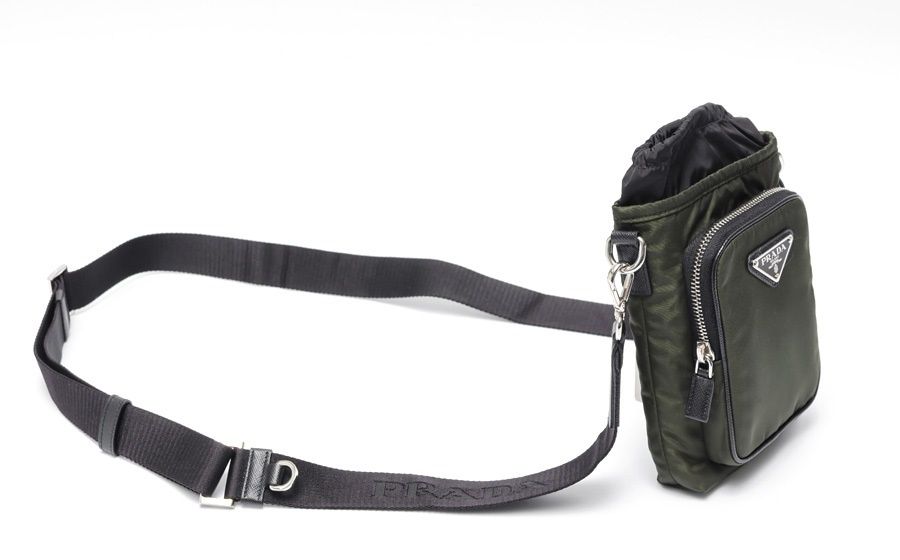 プラダ | PRADA Re-Nylon スマートフォンケース | ショルダーポーチ 2ZH155 ナイロン|レザー カーキ系 商品番号 S-158955