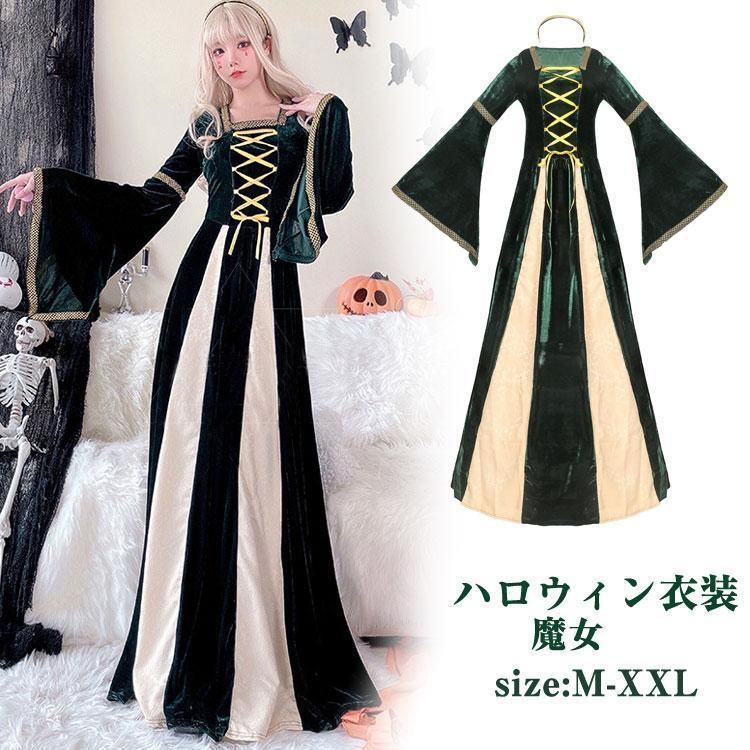 ハロウィン 魔女 ハロウィン衣装 悪魔 レディース バンパイア ハロウィン衣装 吸血鬼 巫女 宮廷 コスチューム バンパイア ワンピース ハロ