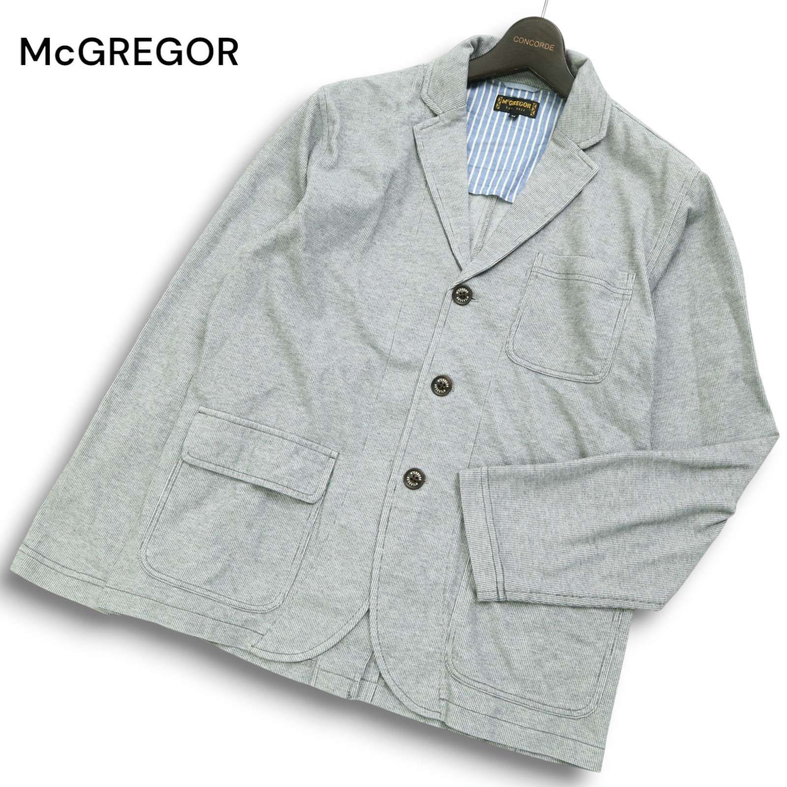 McGREGOR マクレガー 春夏☆ ストライプ ワーク ジャケット Sz.M 