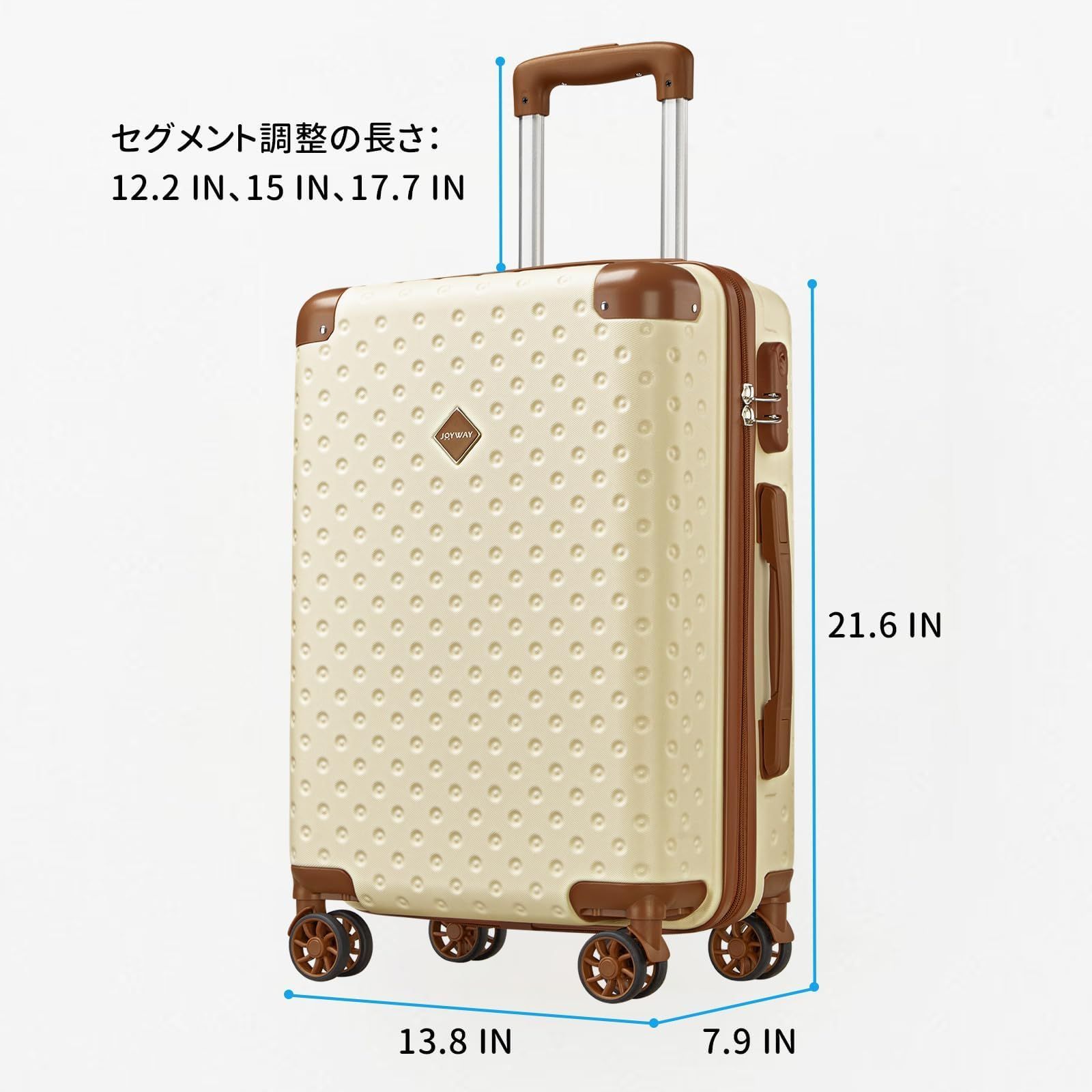 Joyway] スーツケース 機内持ち込み スーツケース航空会社承認 旅行の ...