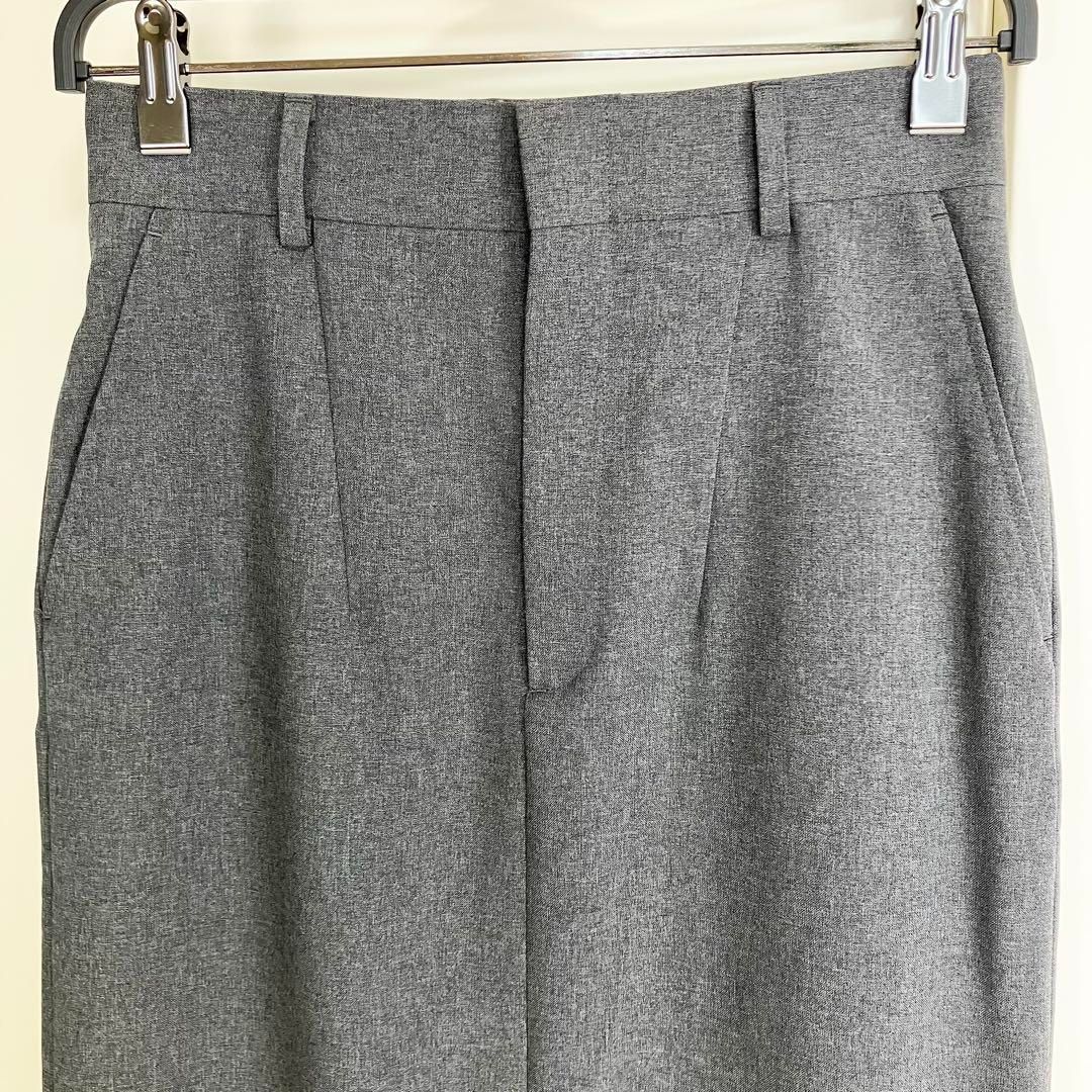 THE SHINZONE CHRYSLER SKIRT スカート 36 グレー 2025SS シンゾーン クライスラースカート タイトロングスカート GRAY 無地 24SMSSK02 GULLKHAN_COM