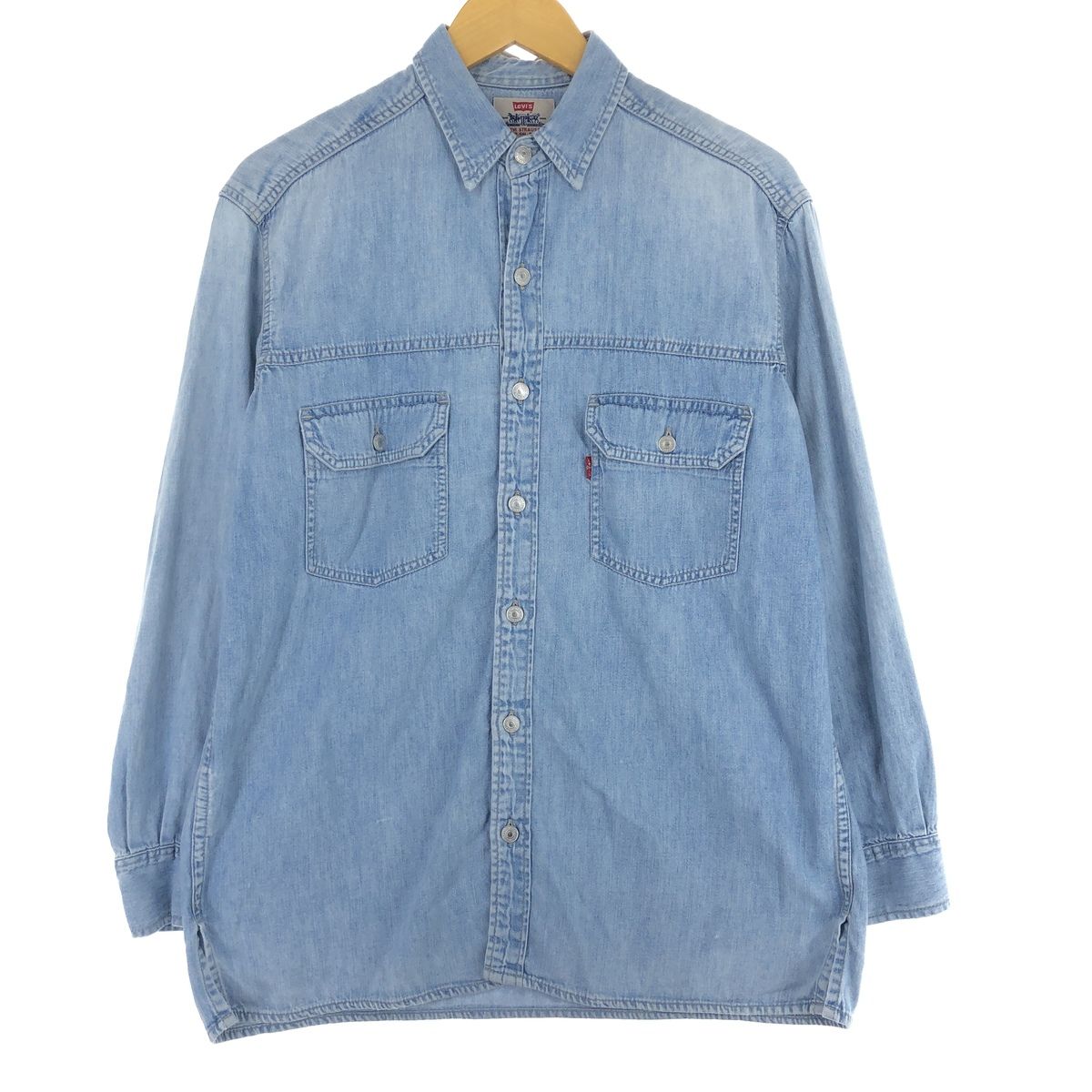 古着 リーバイス Levi's 長袖 デニムシャツ メンズS/eaa438254