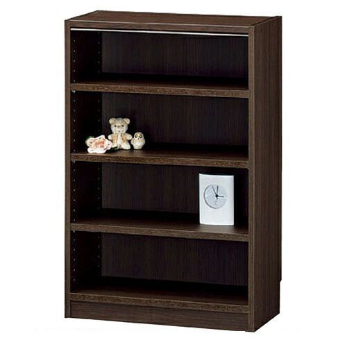 木製オープンラック ダークブラウン W87×H150cm 61-357-5-7 店舗什器 ディスプレー マネキン 装飾品 販促用品 ハンガー ラッピング