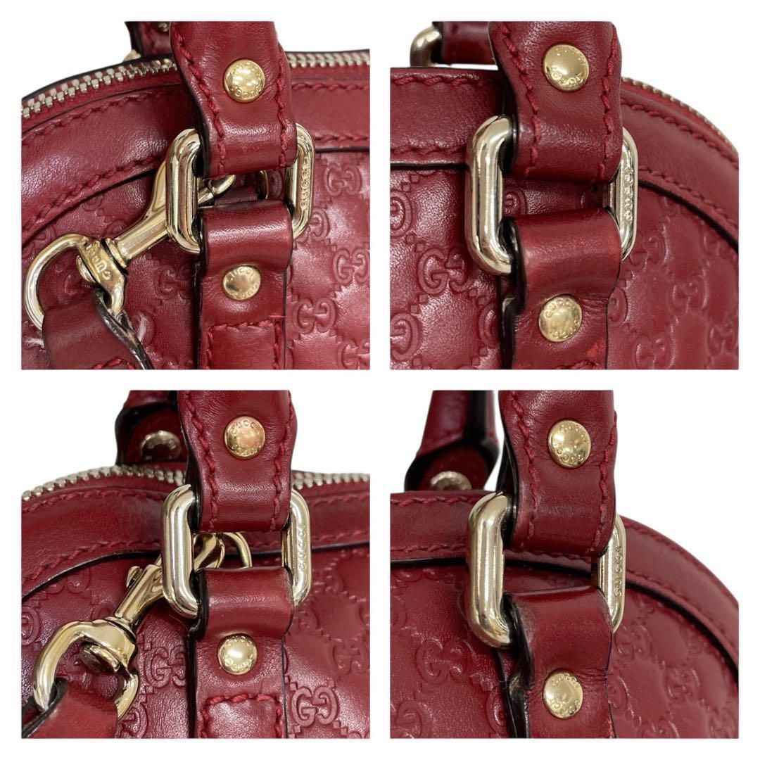 グッチ GUCCI ハンドバッグ 2way ショルダーバッグ GG マイクロシマ