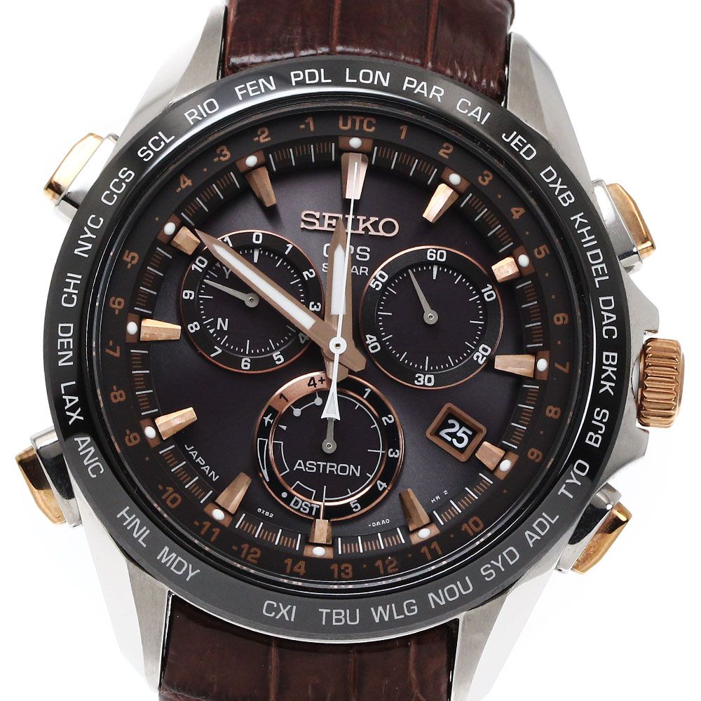 セイコー SEIKO SBXB025/8X82-0AB0-1 アストロン GPS ソーラー電波 メンズ良品_872706