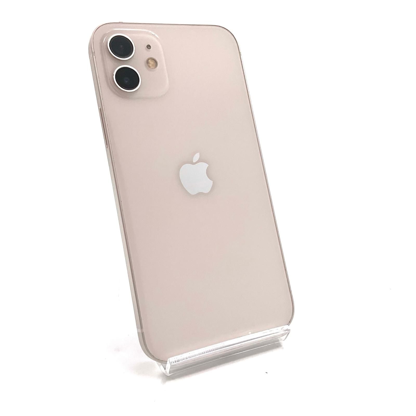 全額返金保証 最速発送 Apple iPhone 12 128GB ホワイト au 動作 済 82%