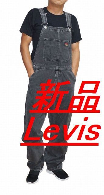 リーバイス Levis オーバーオール 黒 ユーズド加工 79107-0006 メンズ 