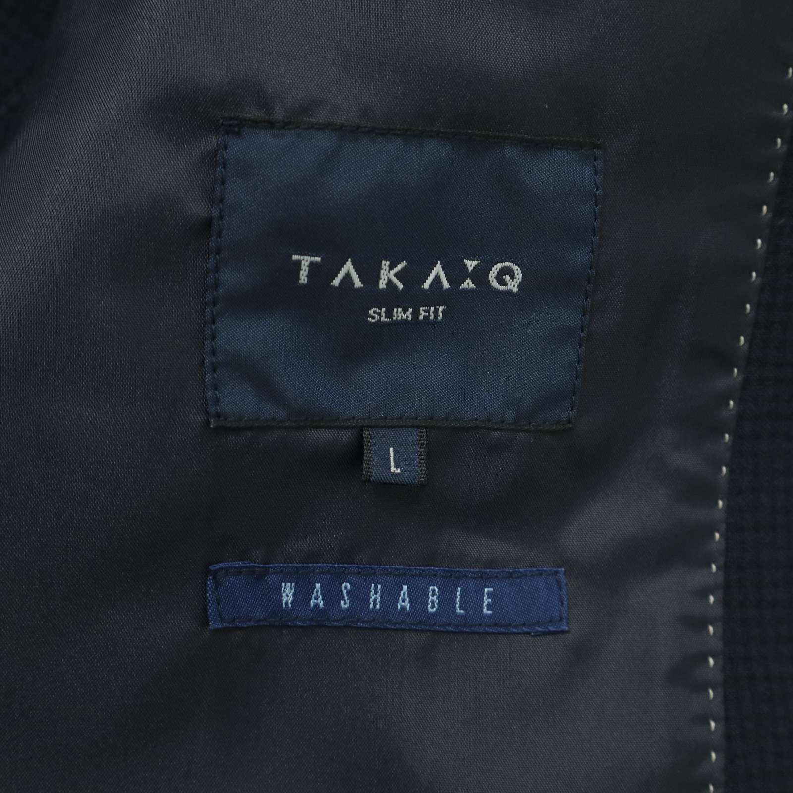 TAKA:Q タカキュー 春夏 SLIM FIT ウォッシャブル☆ アンコン 