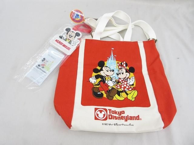 未使用 ディズニー 40周年 TDL グランドオープン風 トートバッグ ショルダーバッグ 復刻 未使用 ディズニー 40周年 TDL グランドオープン風 トートバッグ