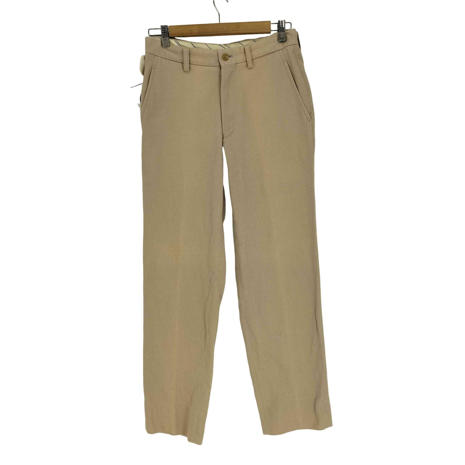 イッセイミヤケメン ISSEY MIYAKE MEN 90S 97AW 銀タグ 4P ジップフライ センタープレス コットン テーパード スラックス メンズ JPN S