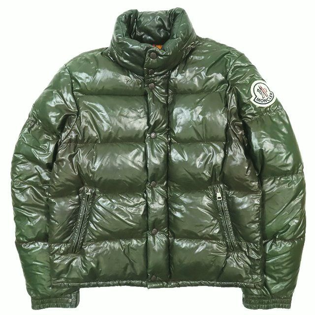 モンクレール MONCLER EVEREST エベレスト ダウン ジャケット コート ブルゾン ナイロン ジャンパー デカロゴ ビッグ ワッペン  アウター サイズ2 グリーン 緑 メンズ YBA11 - メルカリ