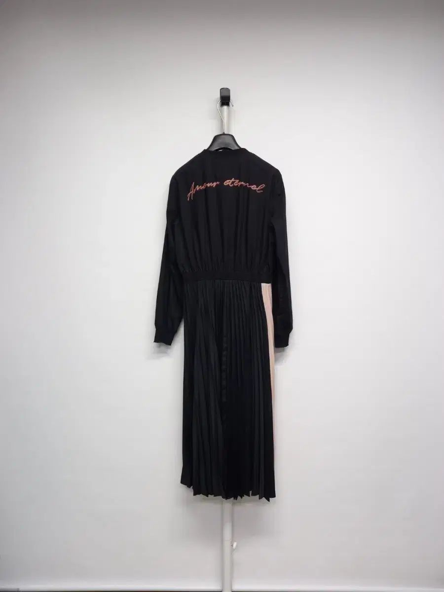 DEWL 秋冬 プリーツ マキシ ロング ONE PIECE 66 55