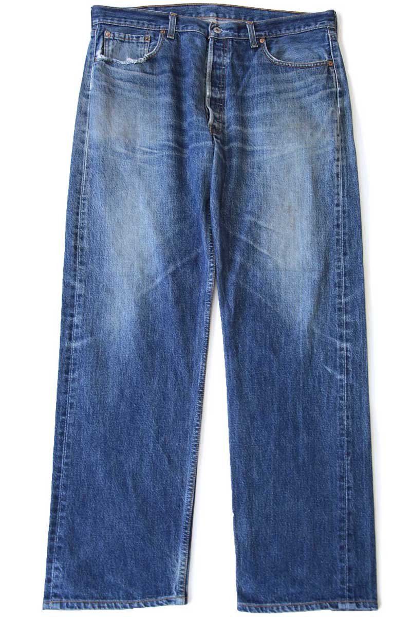 90s カナダ製 Levi sリーバイス 501 デニムパンツ ヒゲ W38 L32 155 オールド ビンテージ ジーンズ オーバーサイズ ビッグサイズ