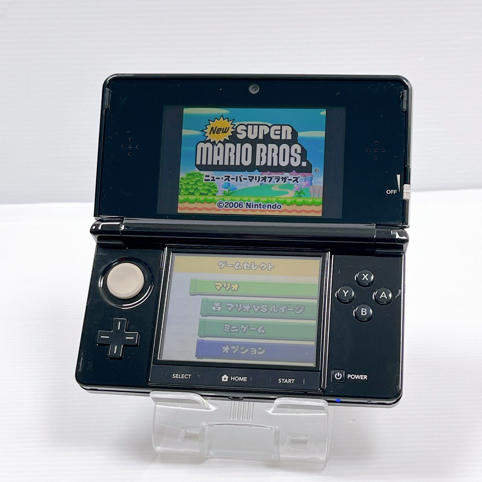 3DS クリアブラック ニンテンドー 動作OK 外装美品 Nintendo 美