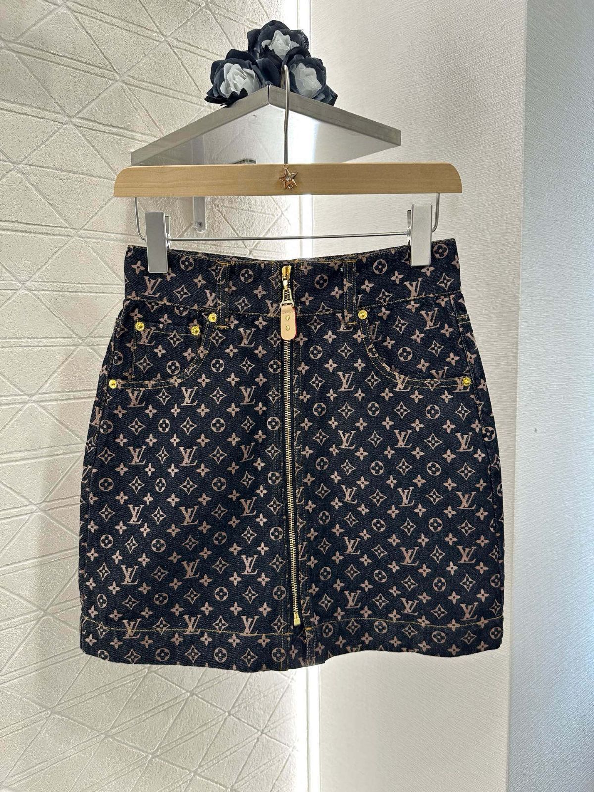 今日特価】Louis Vuitton 2025 New - Arrival Printed Denim