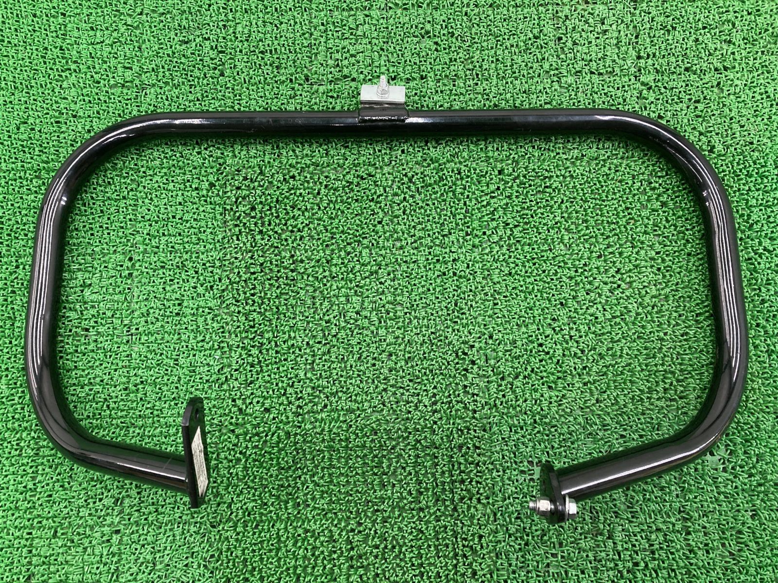 ソフテイル エンジンガード 黒 社外 中古 バイク 部品 86-99年モデル