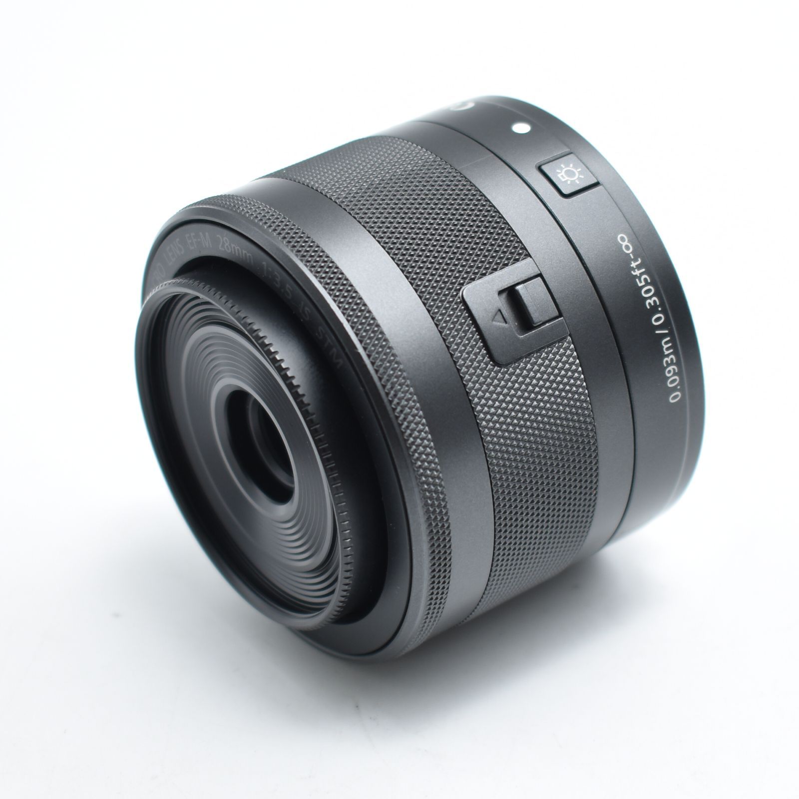 Canon EF-M28mm F3.5 マクロ IS STM（レンズフードとプロテクトレンズ付き） 超美品 Canon EF-M28mm F3.5 マクロ IS STM（LED付） EF-M28mm F3.