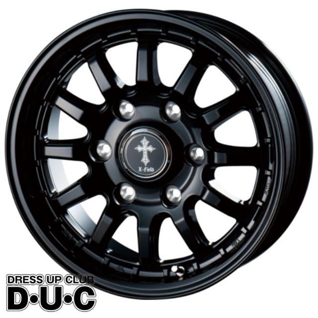 ハイエース用⭐️新品ホイール⭐️15インチ ✨グロスブラック✨4本⭐️車検対応 ハイエース用☆15インチでもカッコイイ☆新品アルミホイール☆4
