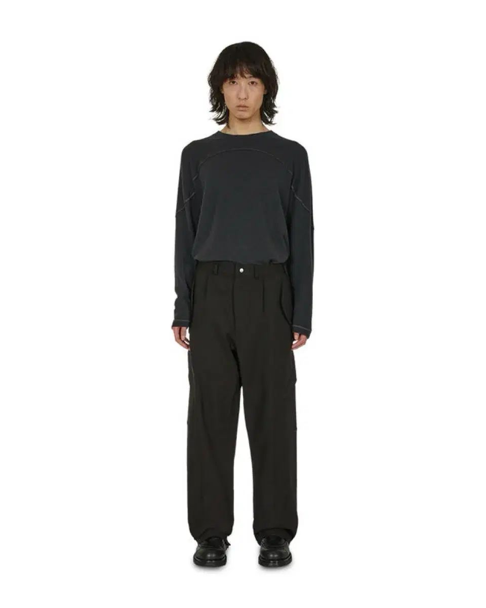 M JLAL Brace Trousers 黒