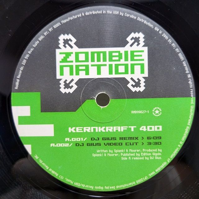 Zombie Nation – Kernkraft 400 レコード - 洋楽