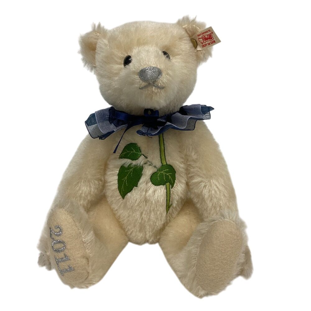 シュタイフ Steiff ぬいぐるみ 677144 ブルーローズ テディベア 2011 アジア限定1500体 No.00093 アイボリー 5％OFF フォロワークーポン！！】Steiff/シュタイフ アジア限定