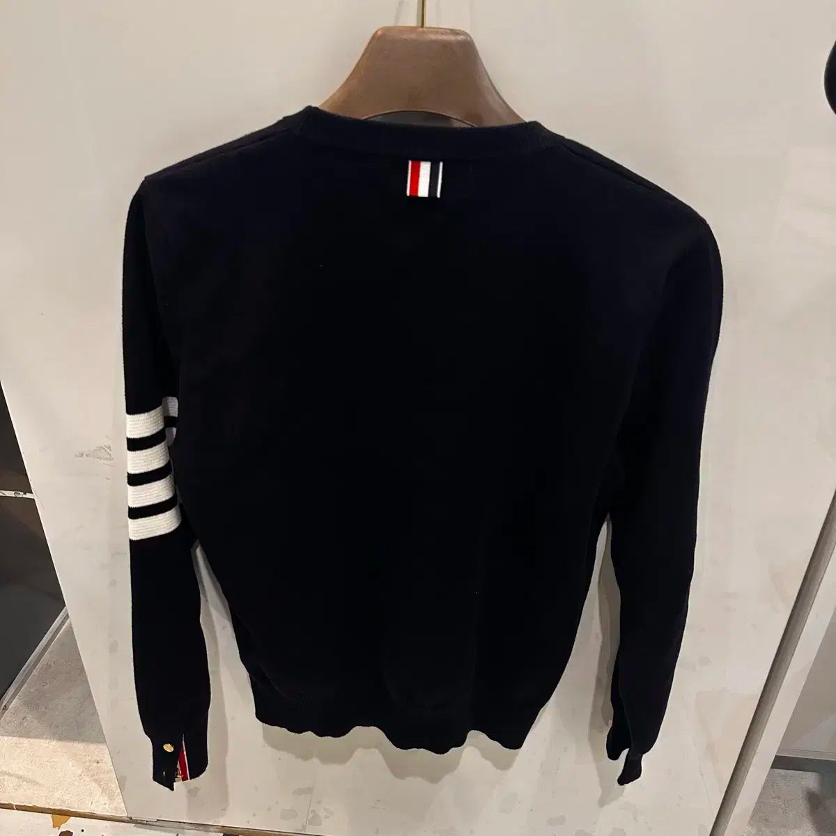 トム ブラウン ミラノステッチ ゴールド ニット