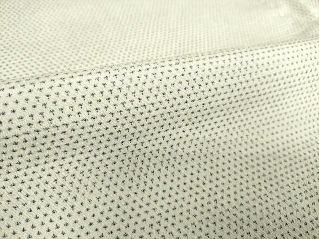 平和屋着物▽男性 本塩沢 単衣 蚊絣 正絹 逸品 DAAT9002az