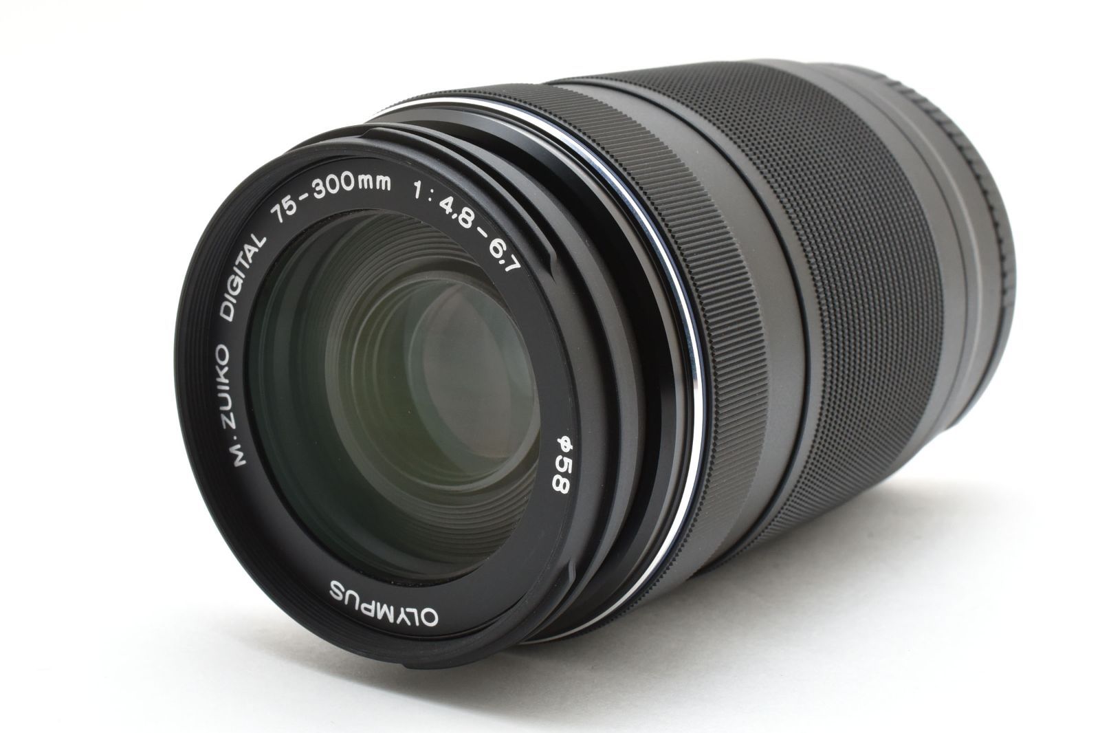 OLYMPUS M ZUIKO DIGITAL 75 300 mm F 4 8 6 7 II ED MSC MICRO カメラ レンズ 上品 A