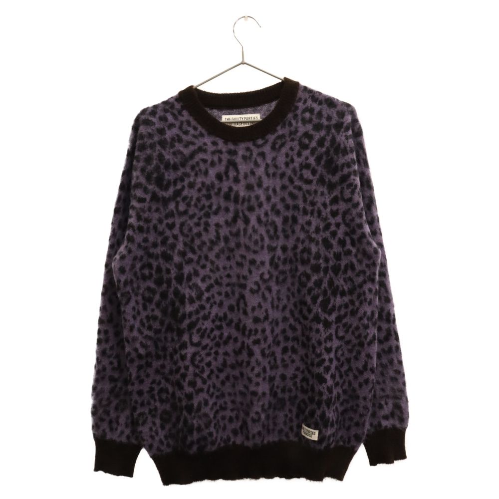 WACKO MARIA (ワコマリア) LEOPARD MOHAIR KNIT SWEATER レオパード