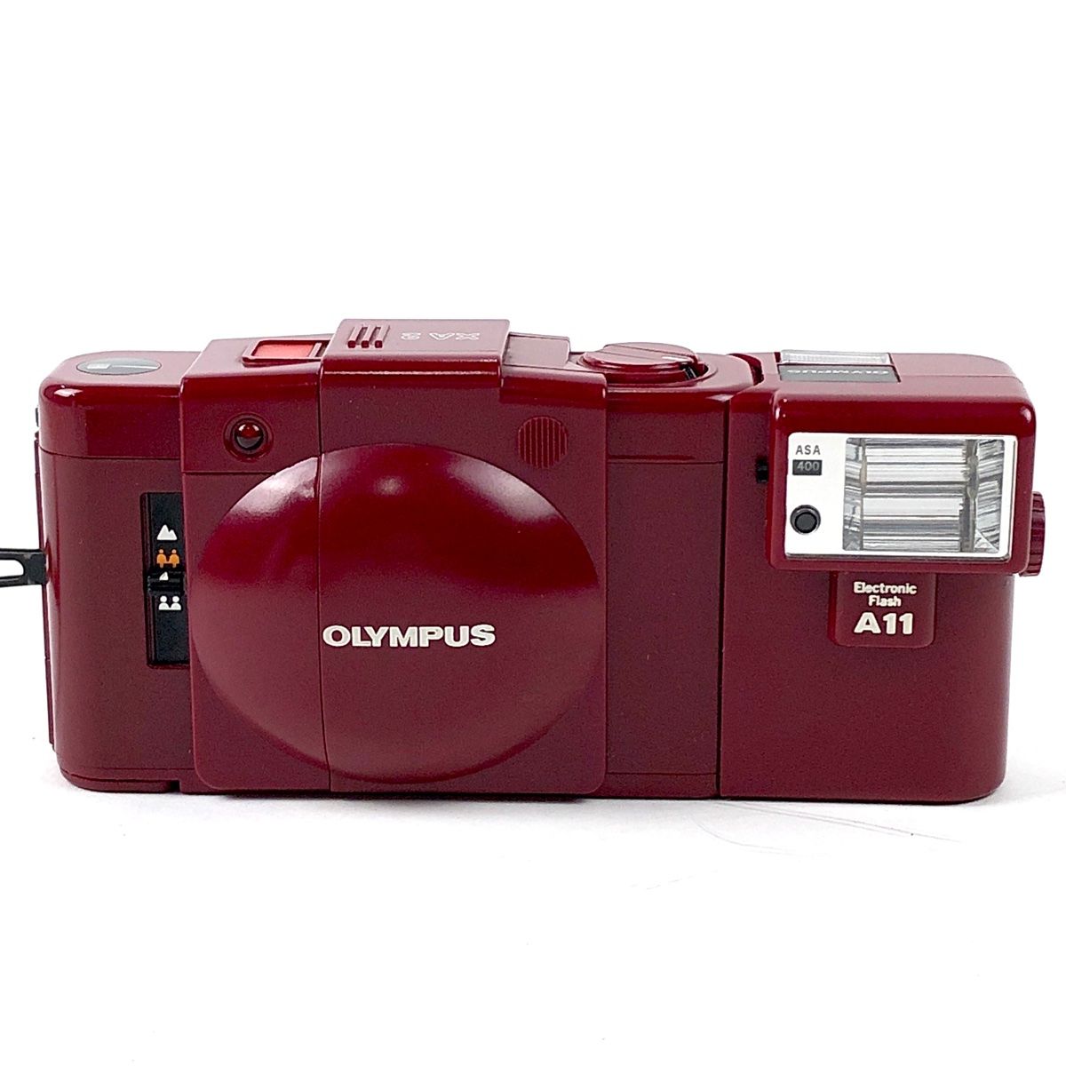 オリンパス OLYMPUS XA2 赤 レッド フィルム コンパクトカメラ 【中古