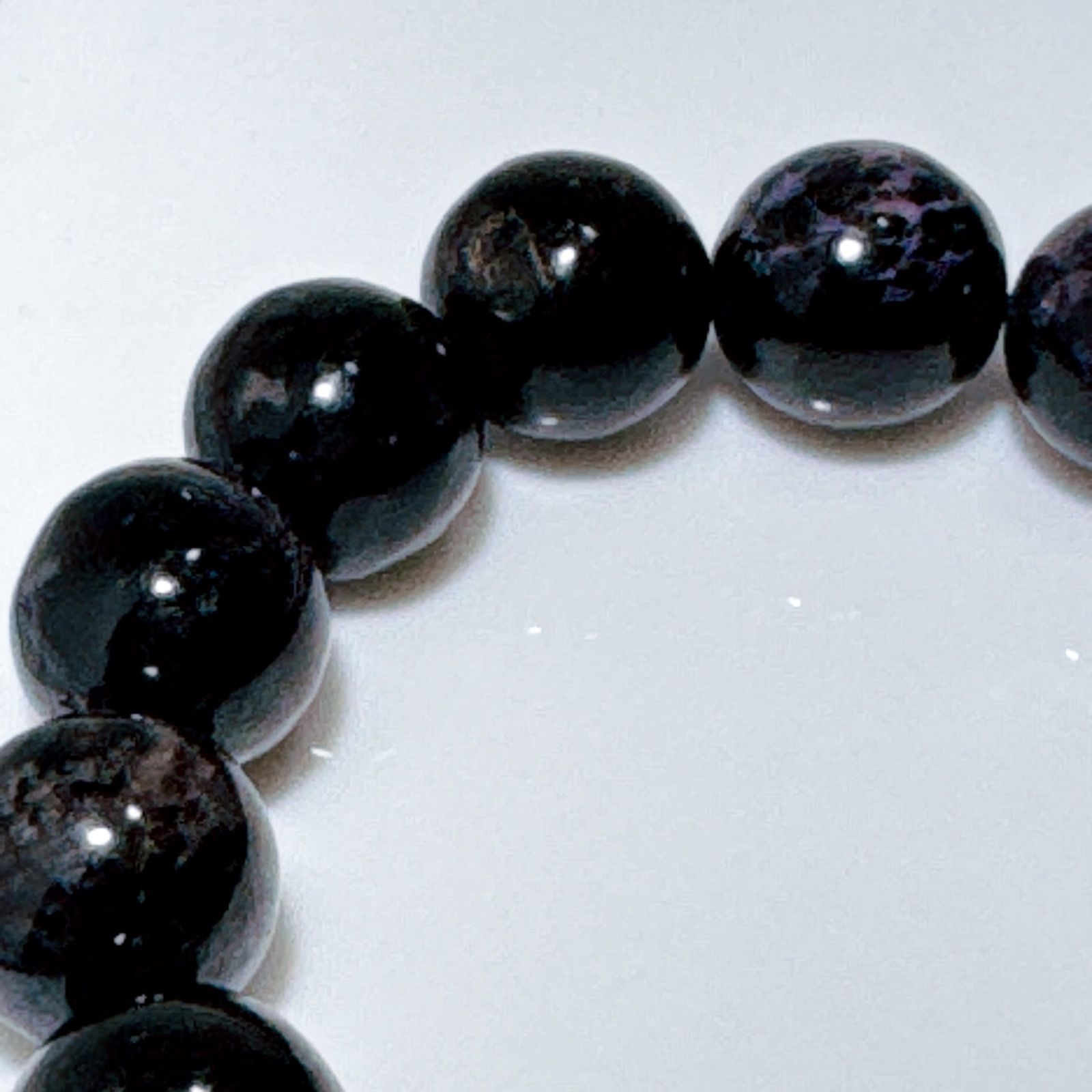 ブラックスギライトブレスレットNO25-2382