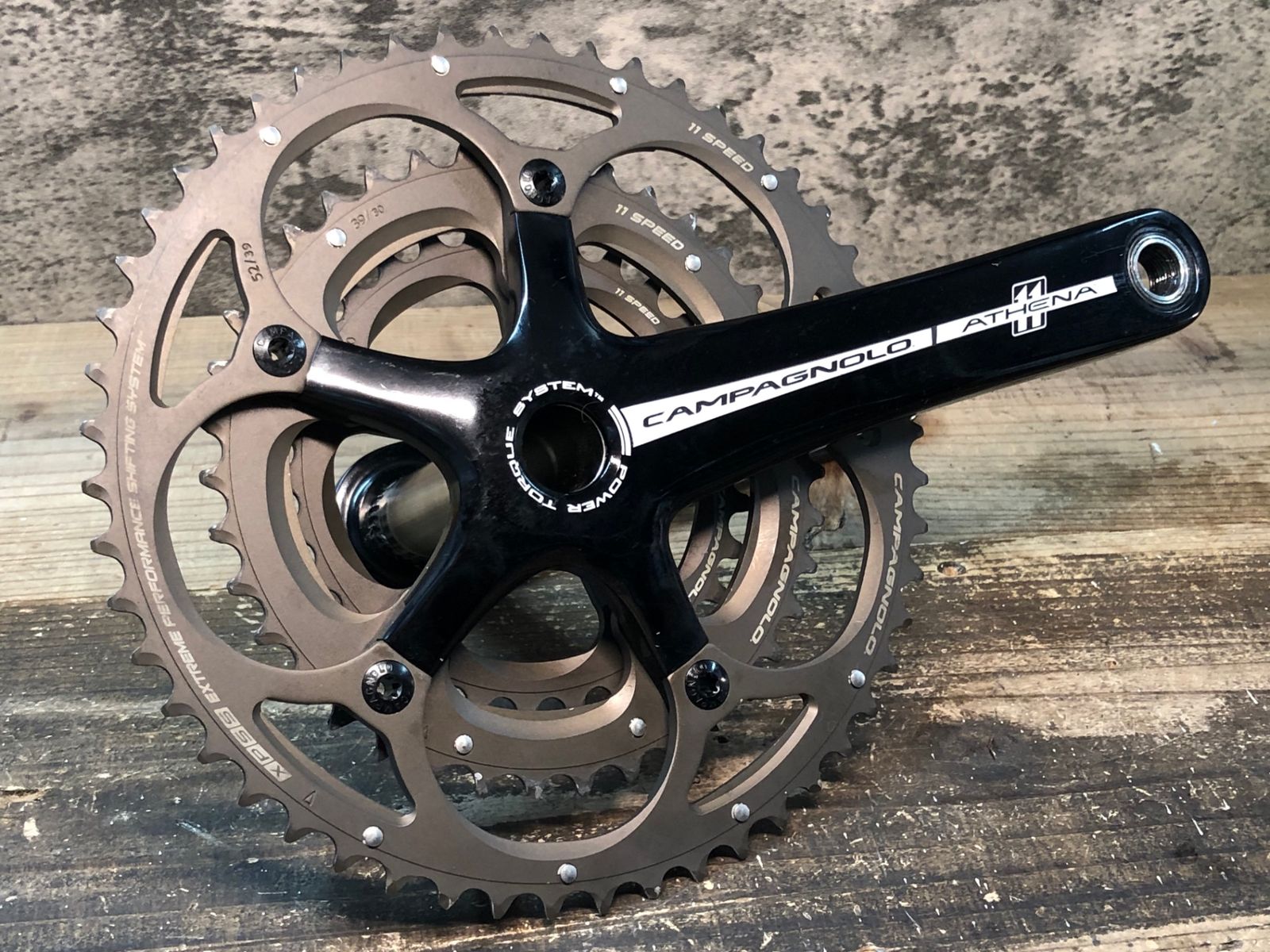 Campagnolo Athena Silver 175mm 50 34t カンパニョーロ アテナ