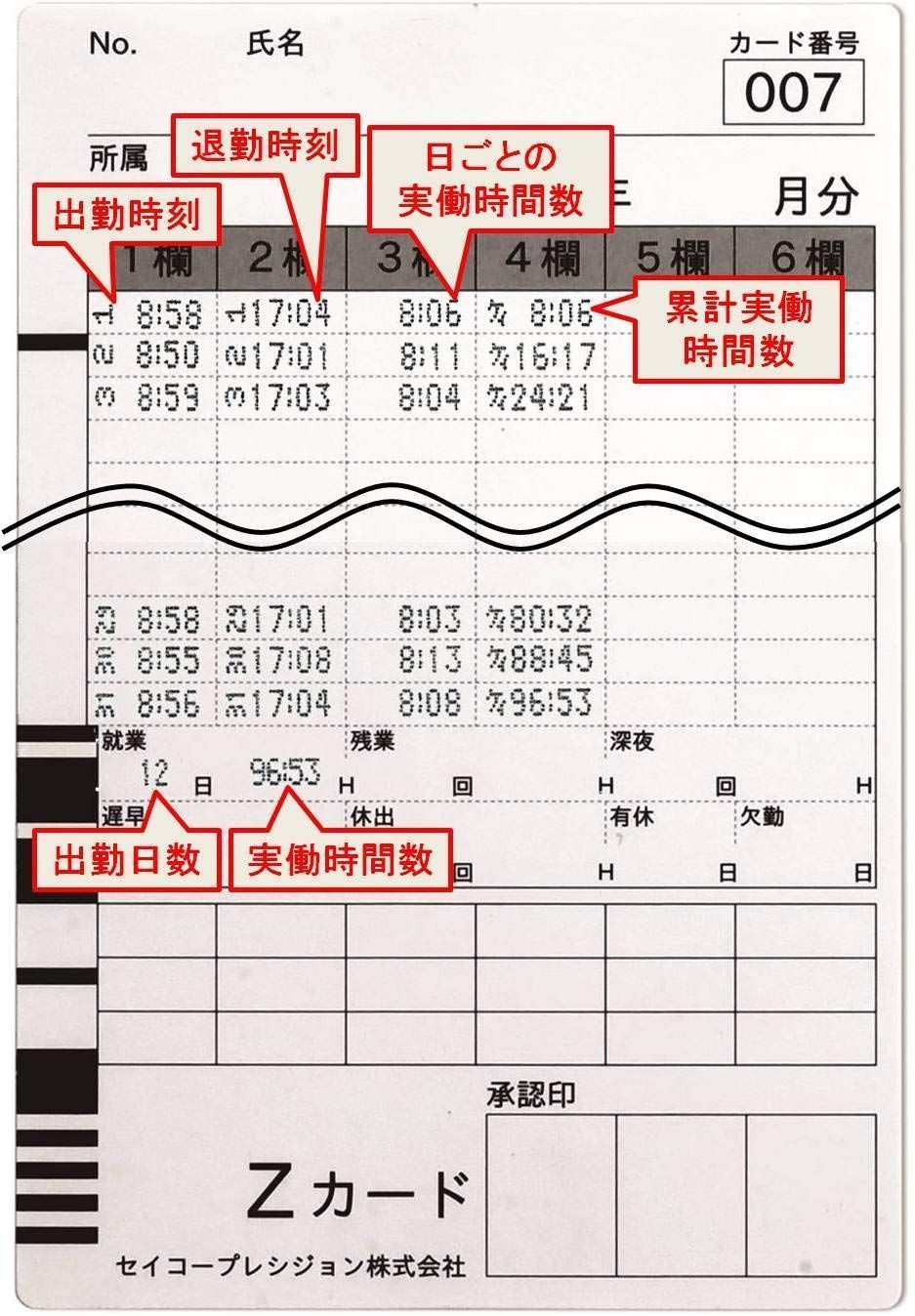 セイコープレシジョン タイムレコーダー QR-4550ホワイト - 2