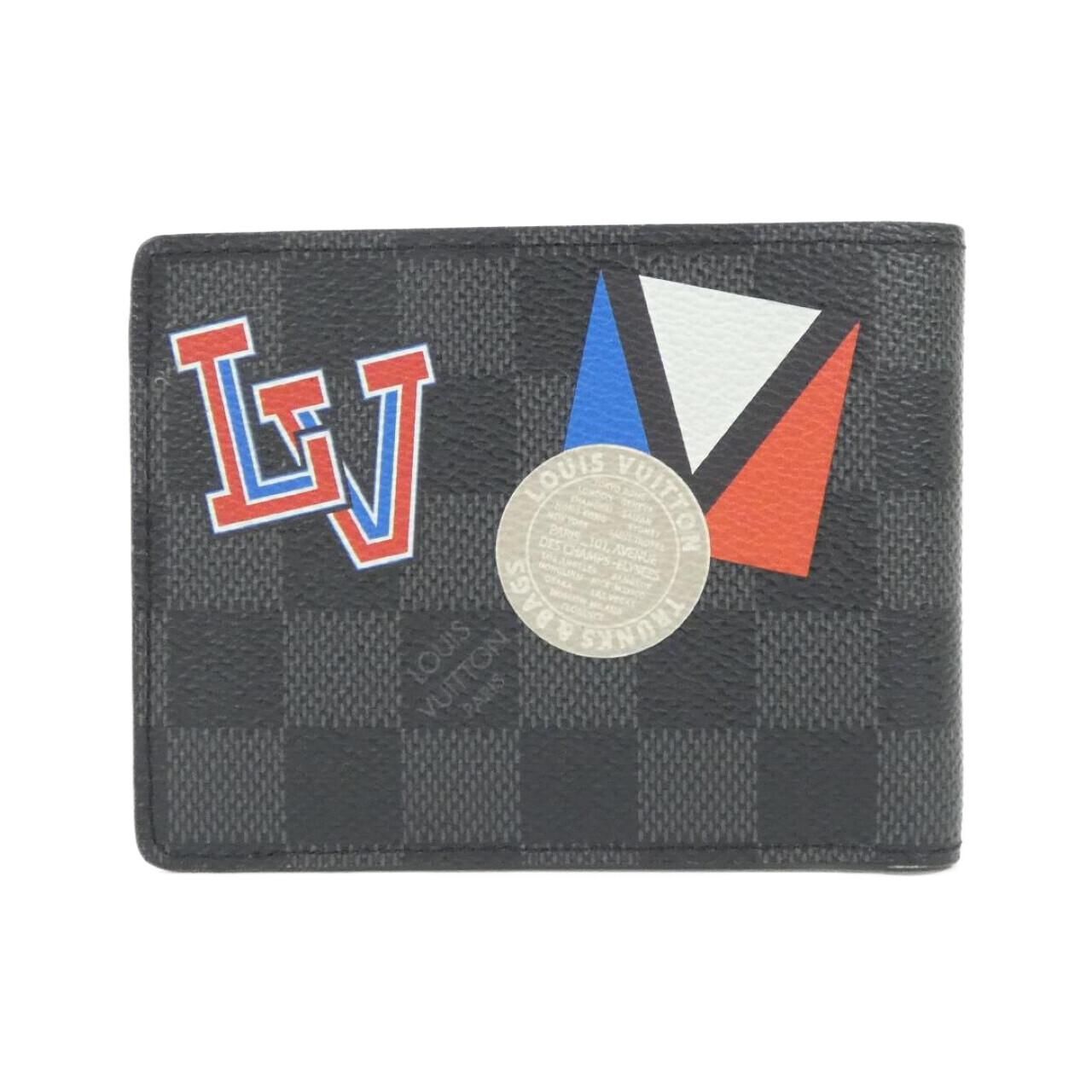 ルイヴィトン ダミエ グラフィット LVリーグ ポルトフォイユ ミュルティプル N64439 札入れ