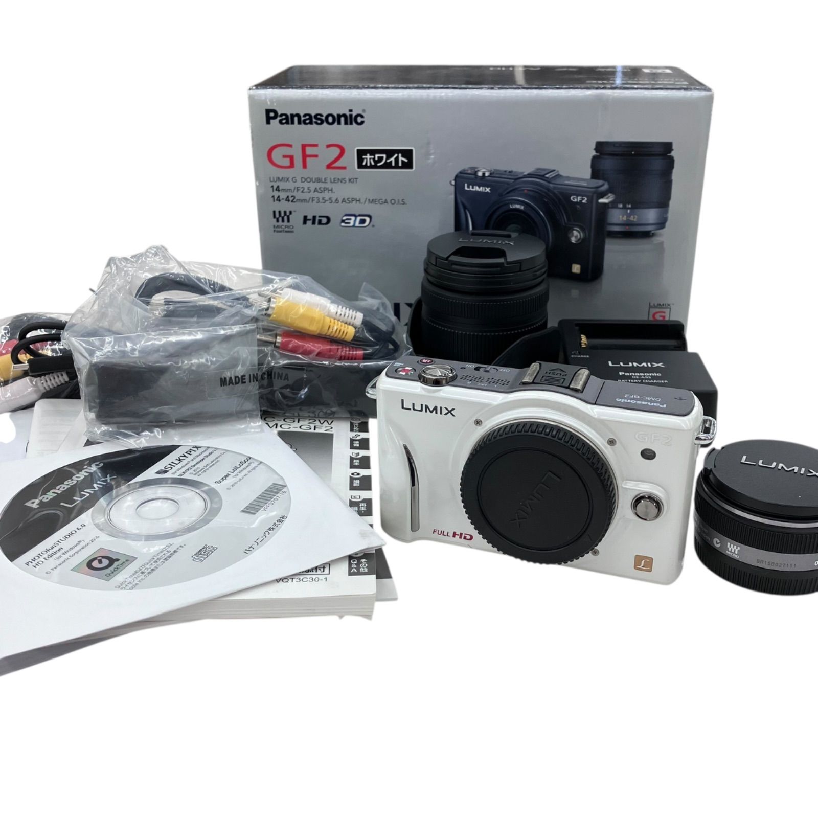 186000 現状品 Panasonic LUMIX DMC-GF2 レンズセット