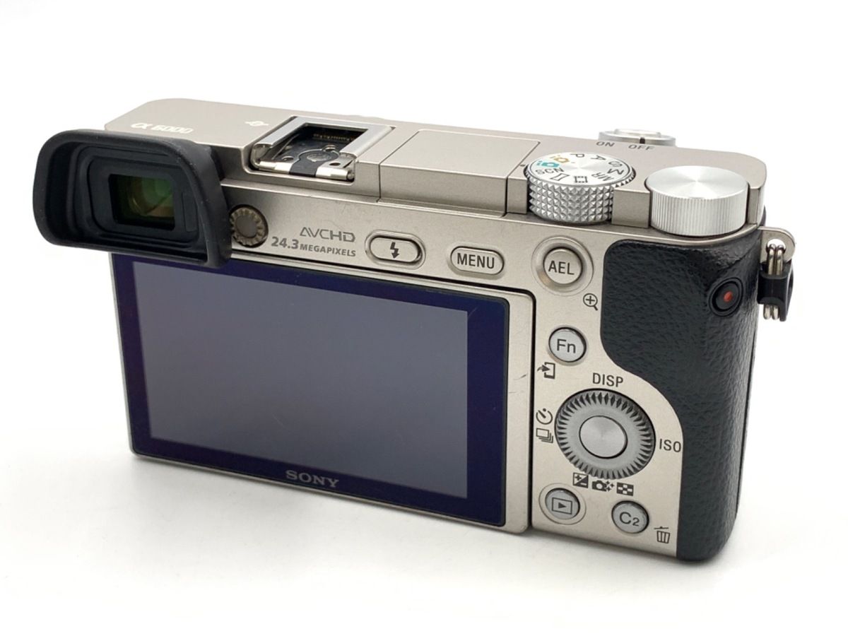 [中古]SONY (ソニー) α6000ボディ ILCE-6000 S シルバー α（ソニー） ソニー SONY α6000 ILCE-6000 レンズセット シルバー
